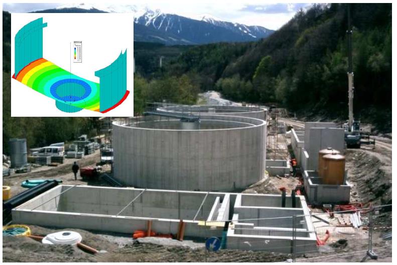 Tunnel base Brennero - Opere di Cantierizzazione - Depuratore -Progettazione Strutturale