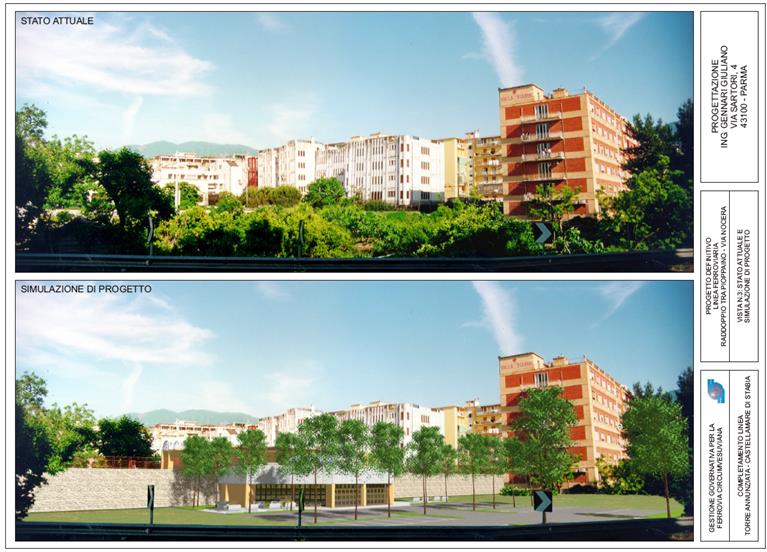 Stazione Ferroviaria Circumvesuviana - Progettazione