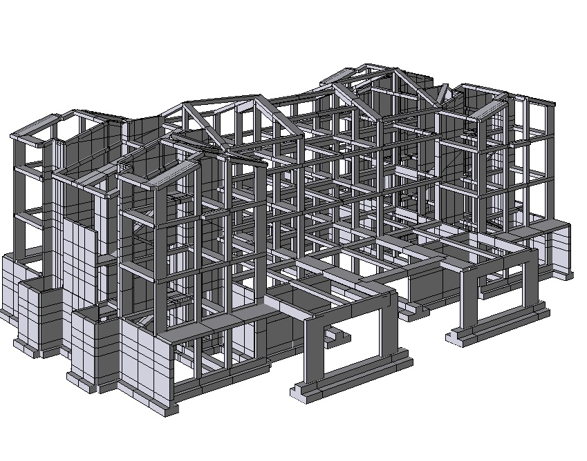 Edificio Residenziale - Modellazione strutturale